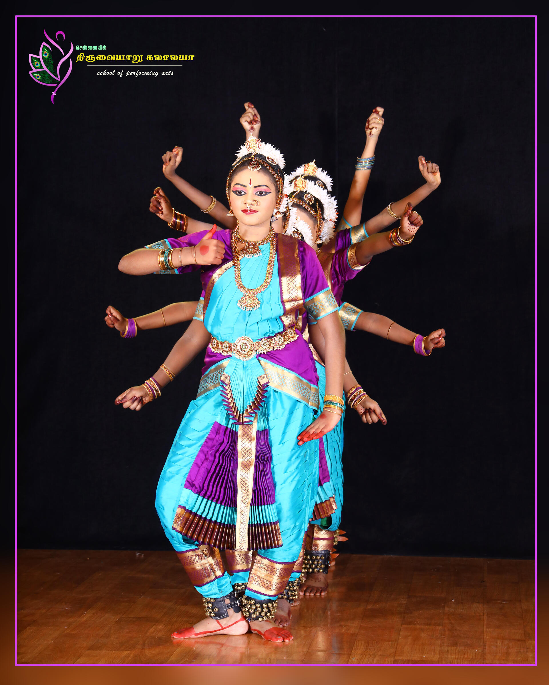 Arangetram debut performance on stage