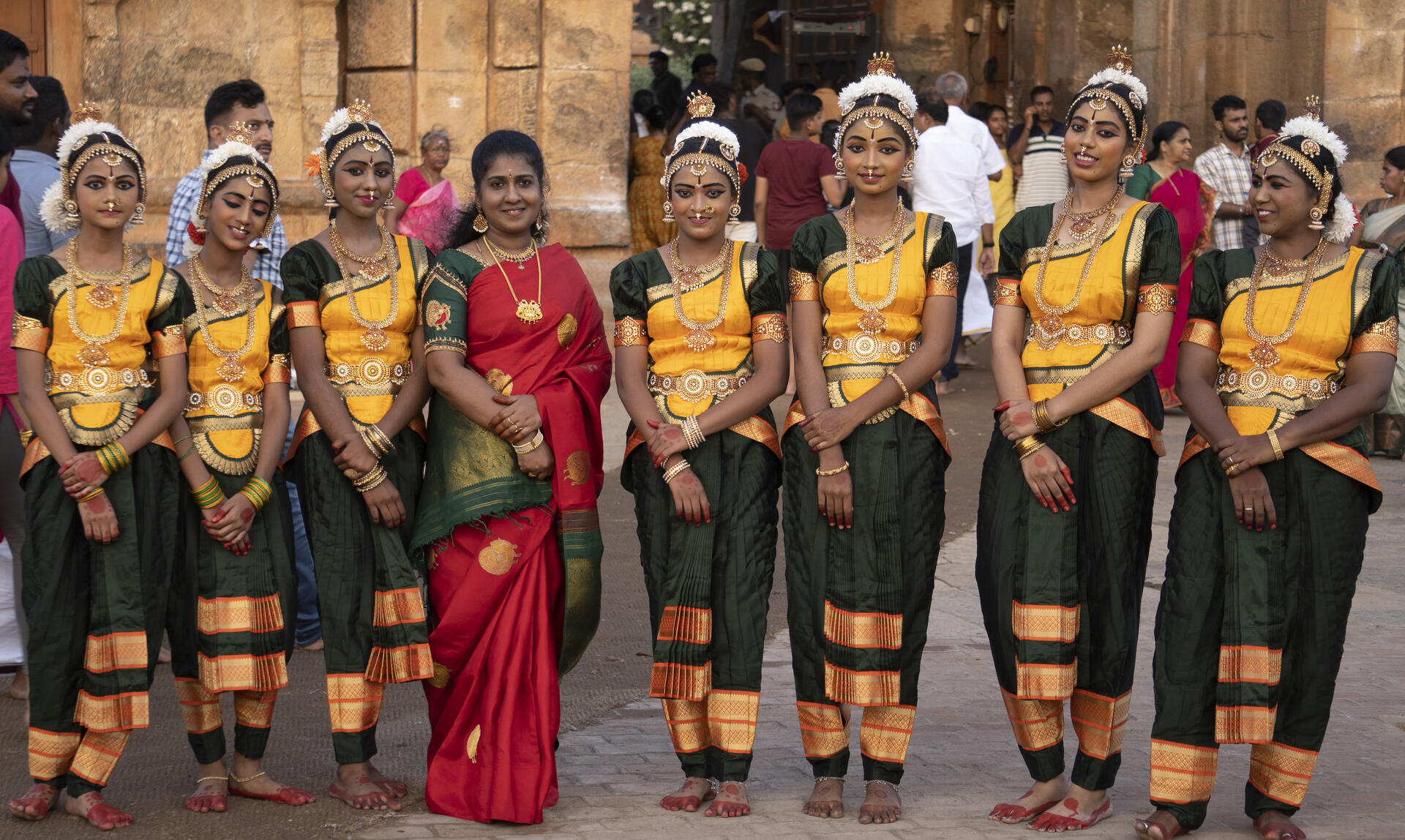 Group performance at cultural festival